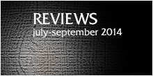 Reviews 2014 - July to September
